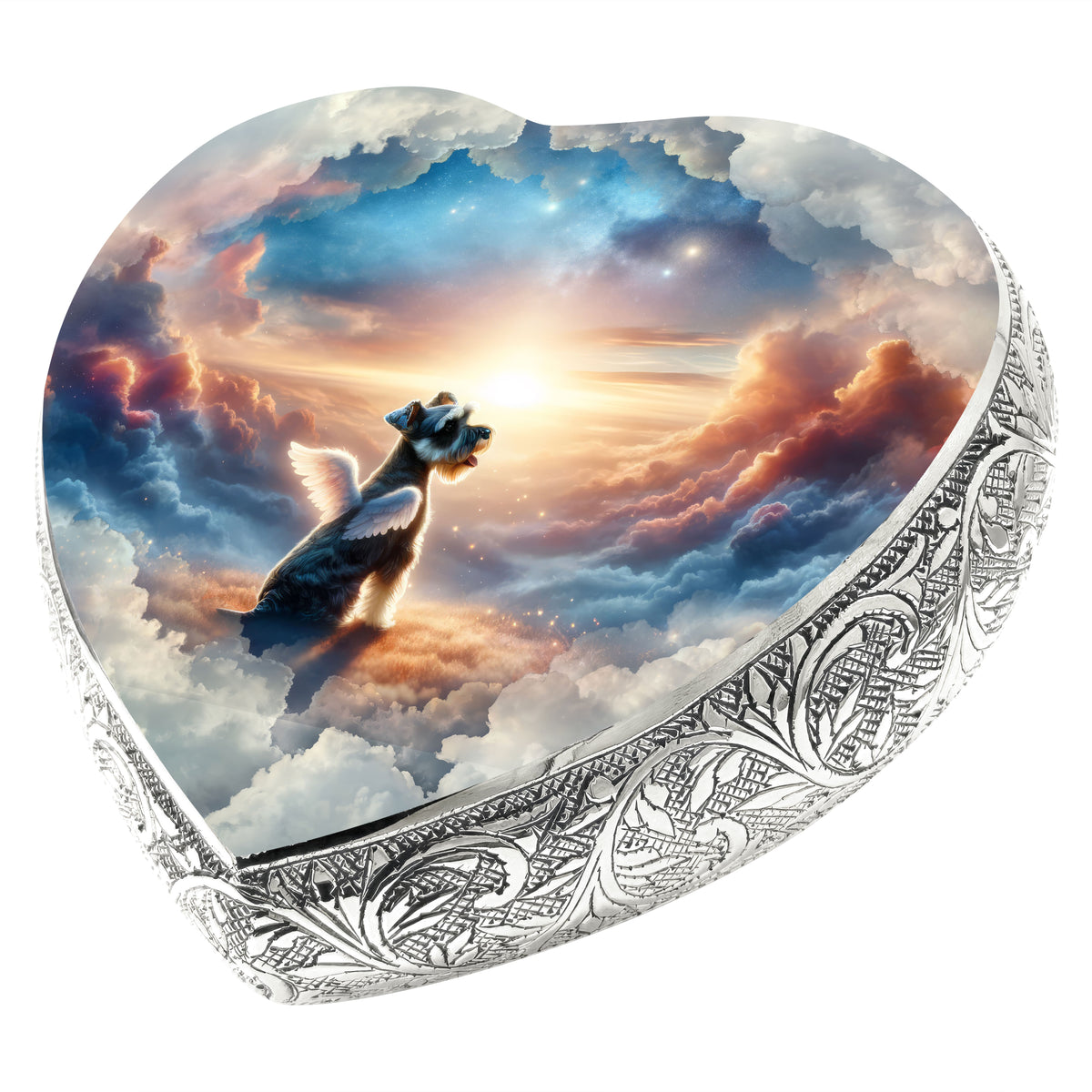 Eternal Elegance Dog Urns Miniature Schnauzer - Nebula Nectar Dog Urn