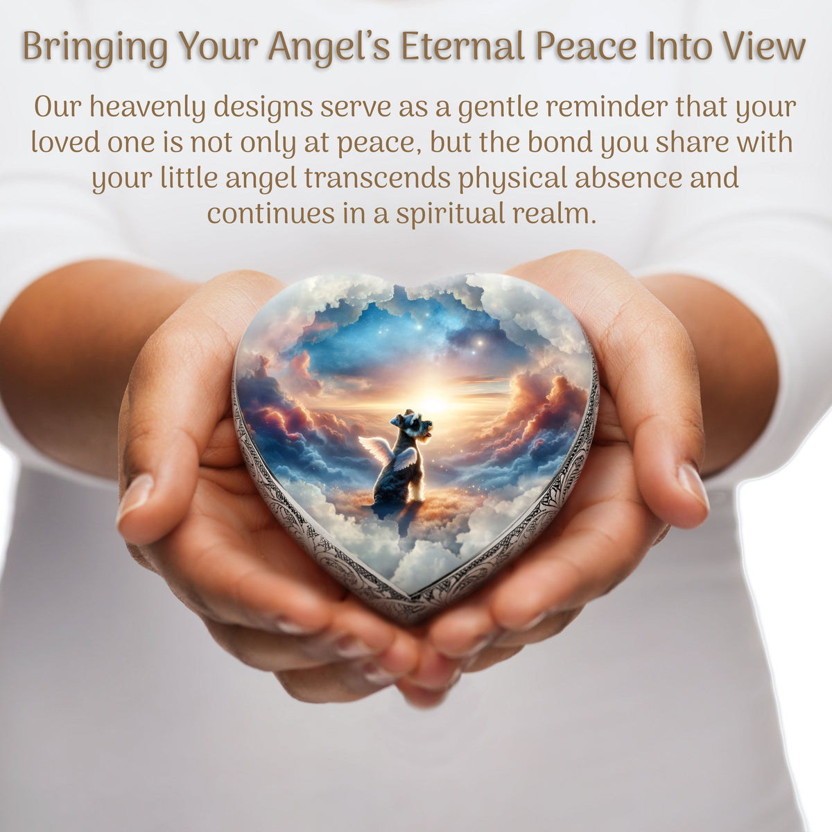 Eternal Elegance Dog Urns Miniature Schnauzer - Nebula Nectar Dog Urn