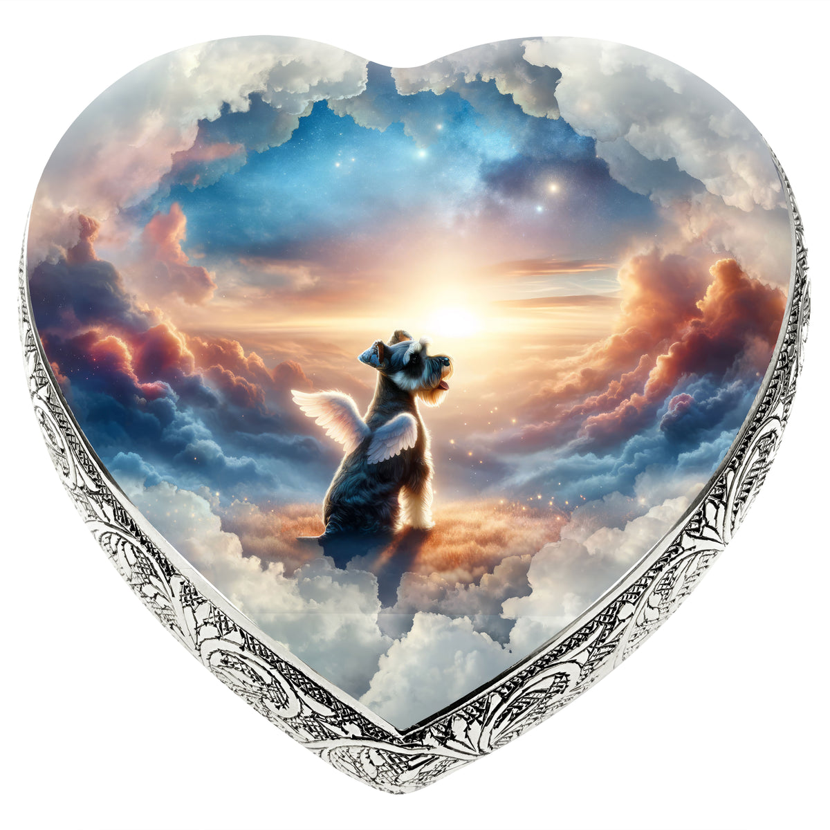 Eternal Elegance Dog Urns Miniature Schnauzer - Nebula Nectar Dog Urn