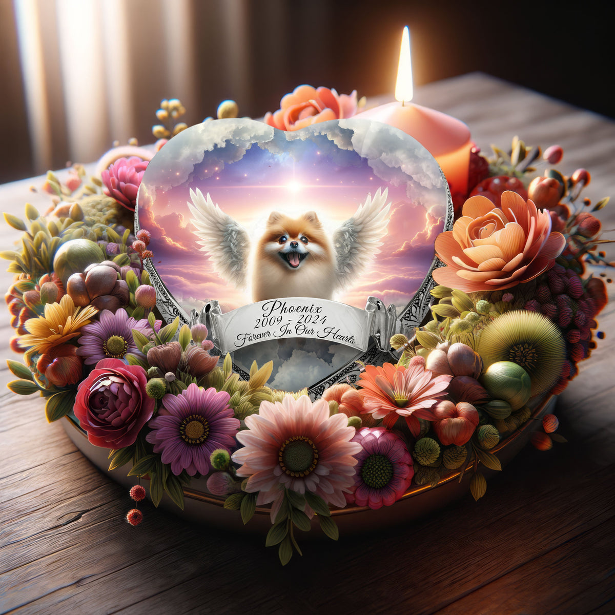 Eternal Elegance Dog Urns Pomeranian - Cosmic Bliss Dog Urn