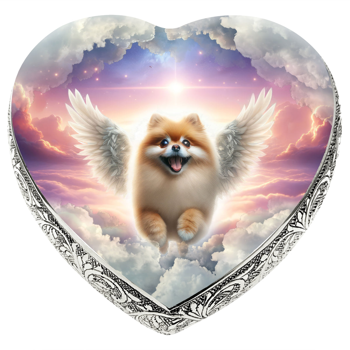 Eternal Elegance Dog Urns Pomeranian - Cosmic Bliss Dog Urn