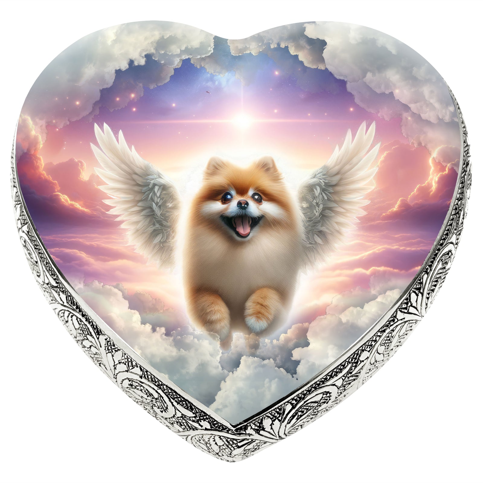 Eternal Elegance Dog Urns Pomeranian - Cosmic Bliss Dog Urn