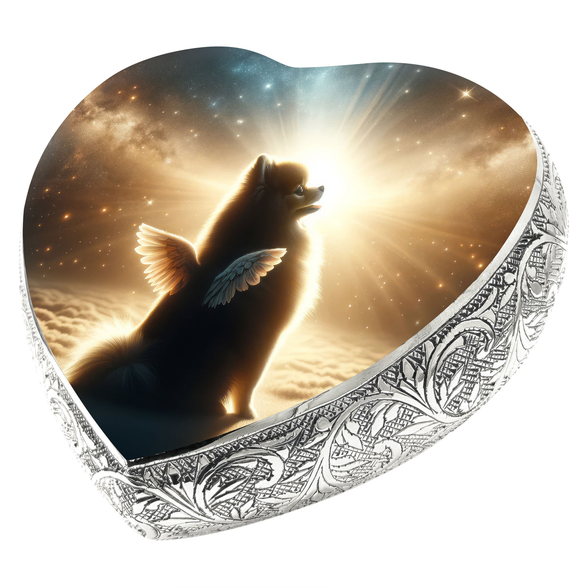 Eternal Elegance Dog Urns Pomeranian - Elysian Twilight Dog Urn