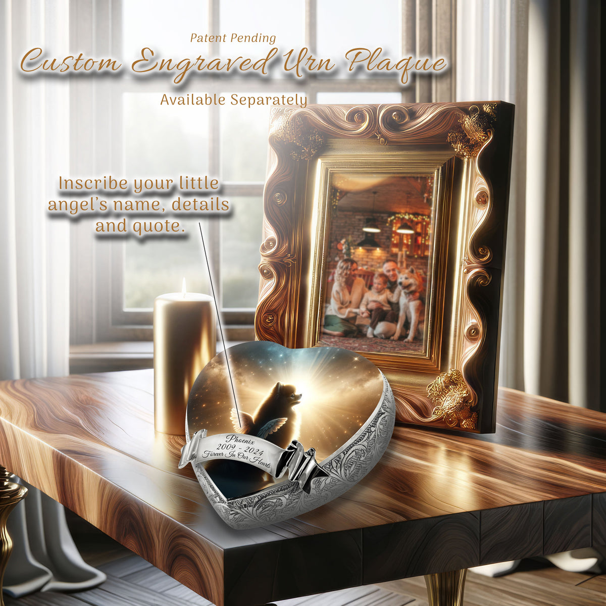 Eternal Elegance Dog Urns Pomeranian - Elysian Twilight Dog Urn