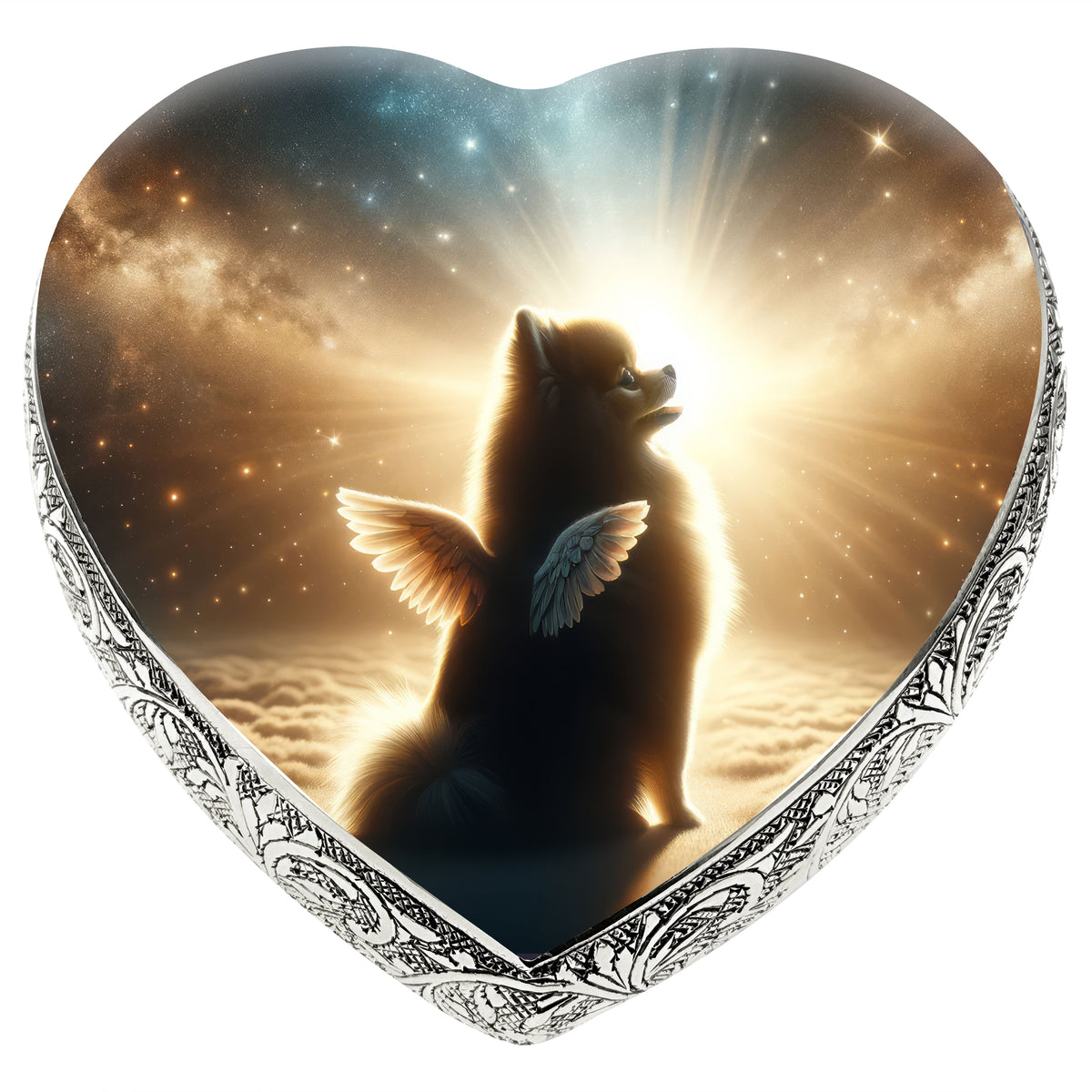 Eternal Elegance Dog Urns Pomeranian - Elysian Twilight Dog Urn