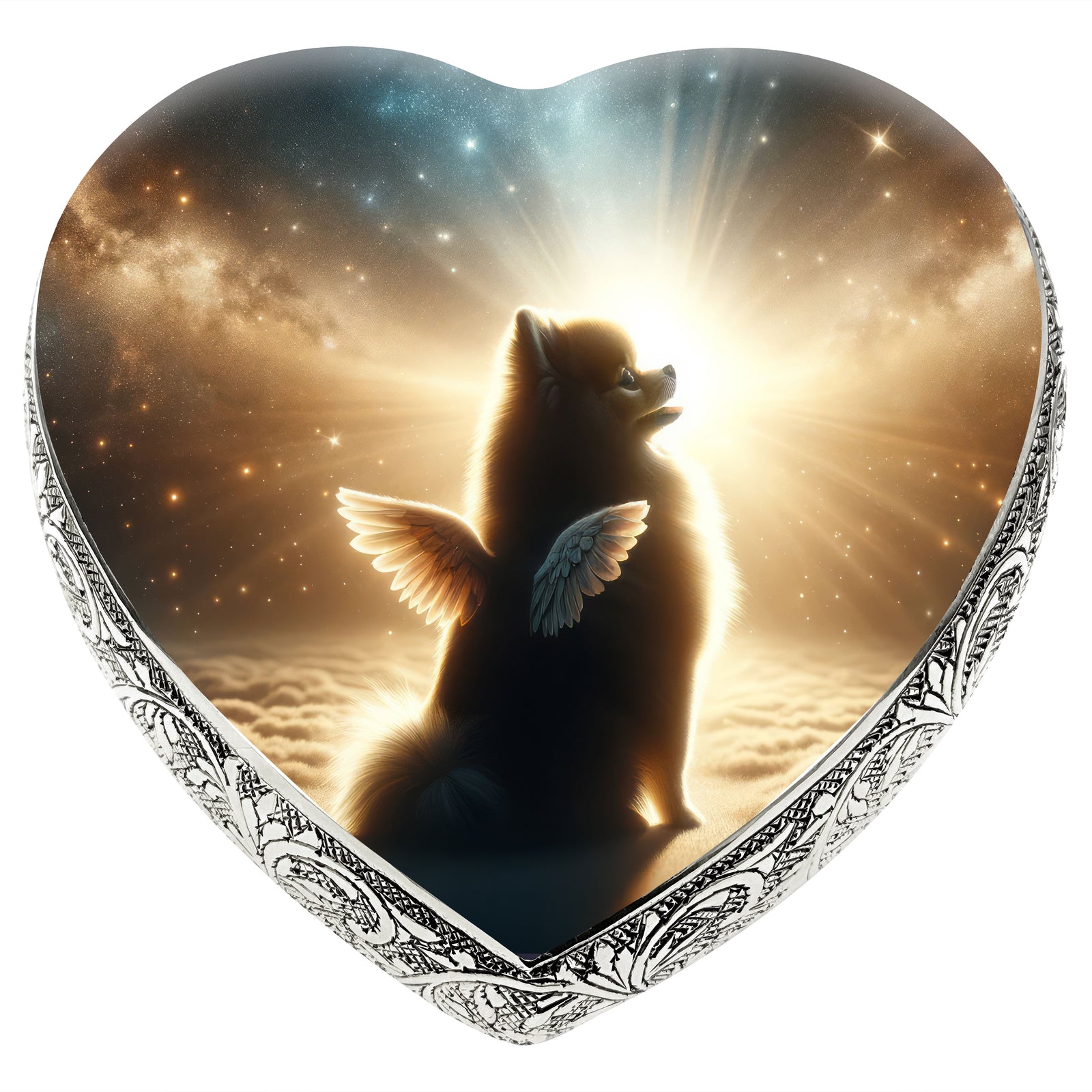 Eternal Elegance Dog Urns Pomeranian - Elysian Twilight Dog Urn