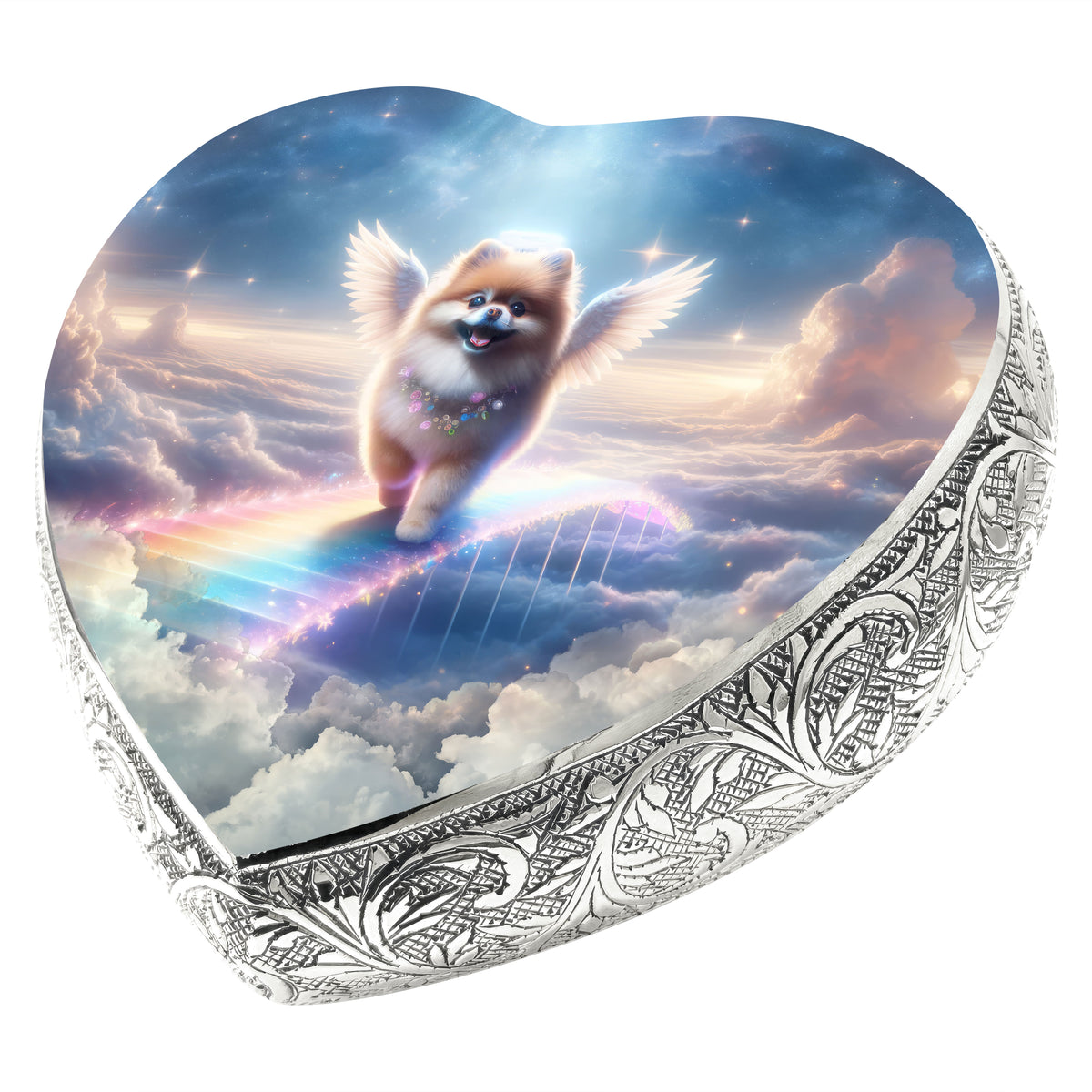 Eternal Elegance Dog Urns Pomeranian - Rainbow Bridge Dog Urn