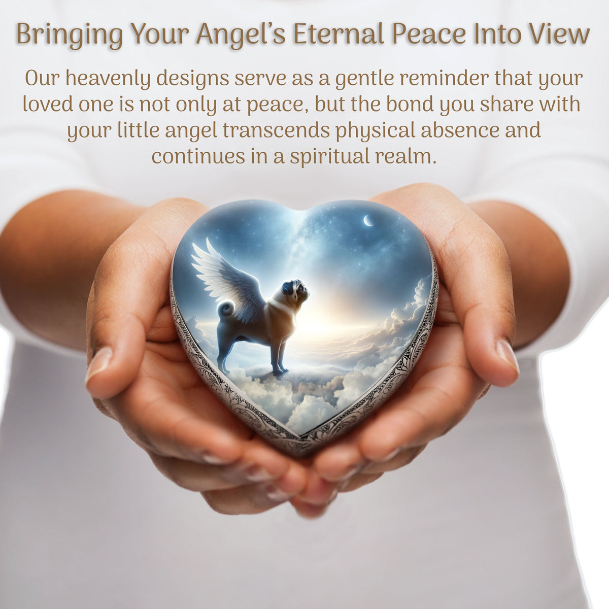 Eternal Elegance Dog Urns Pug - Astral Awe Dog Urn