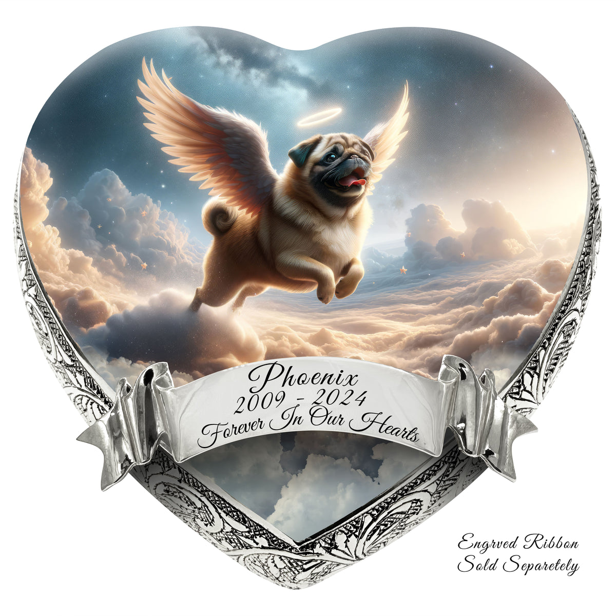 Eternal Elegance Dog Urns Pug - Divine Dream Dog Urn