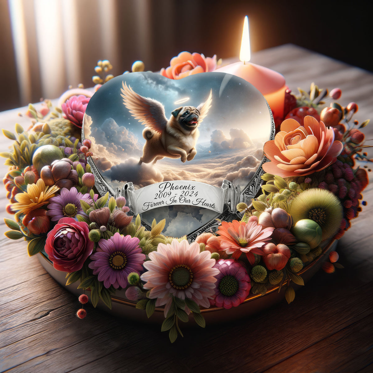 Eternal Elegance Dog Urns Pug - Divine Dream Dog Urn