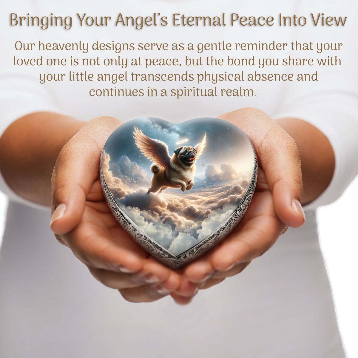 Eternal Elegance Dog Urns Pug - Divine Dream Dog Urn