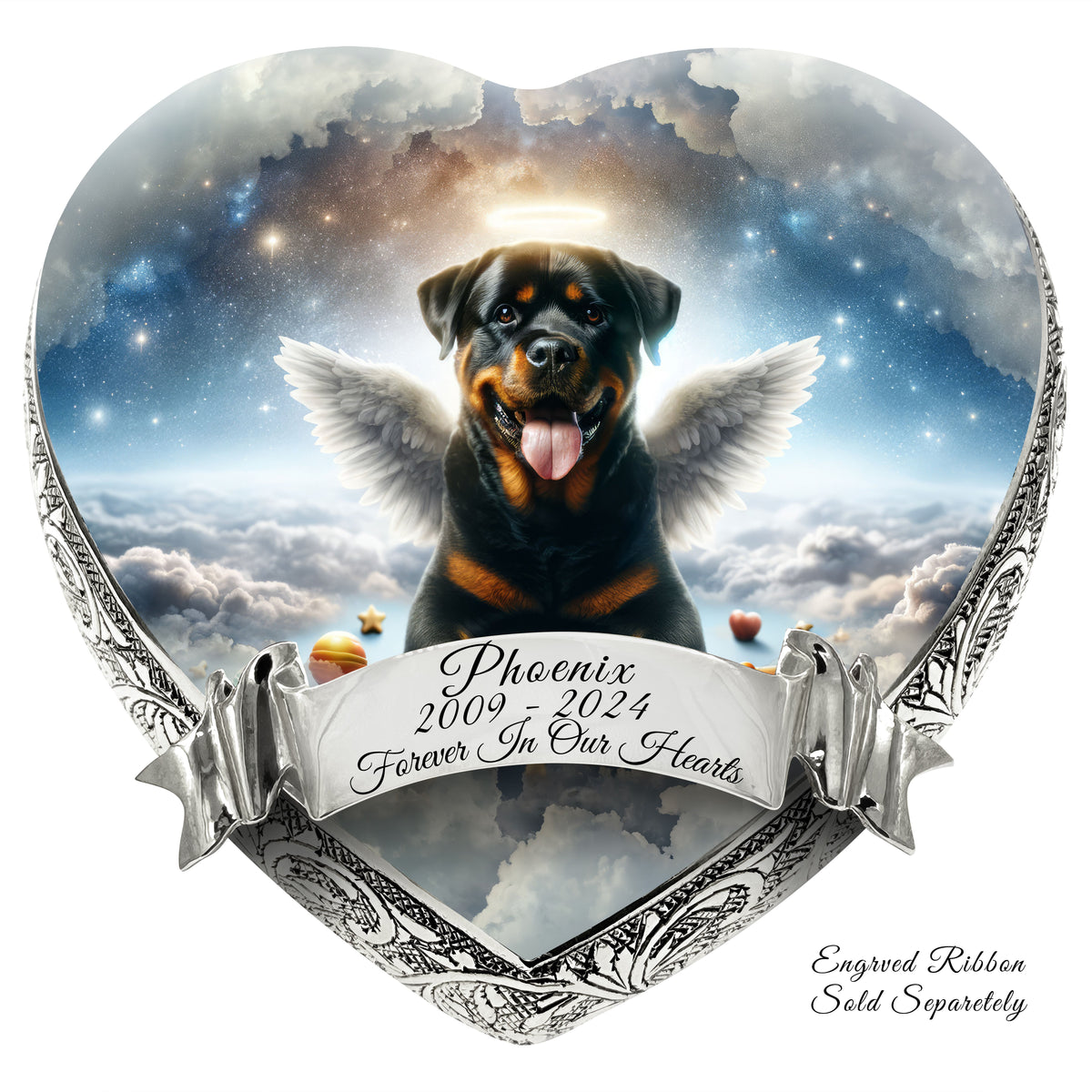 Eternal Elegance Dog Urns Rottweiler - Galaxy Glaze Dog Urn