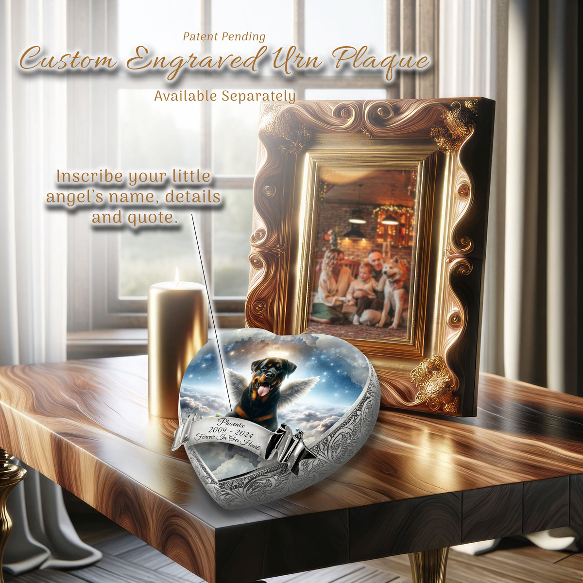 Eternal Elegance Dog Urns Rottweiler - Galaxy Glaze Dog Urn