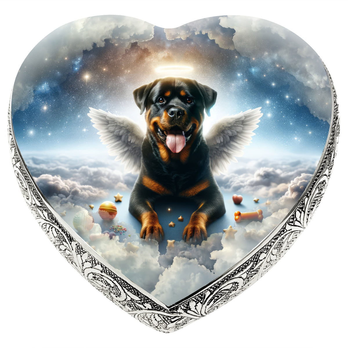 Eternal Elegance Dog Urns Rottweiler - Galaxy Glaze Dog Urn