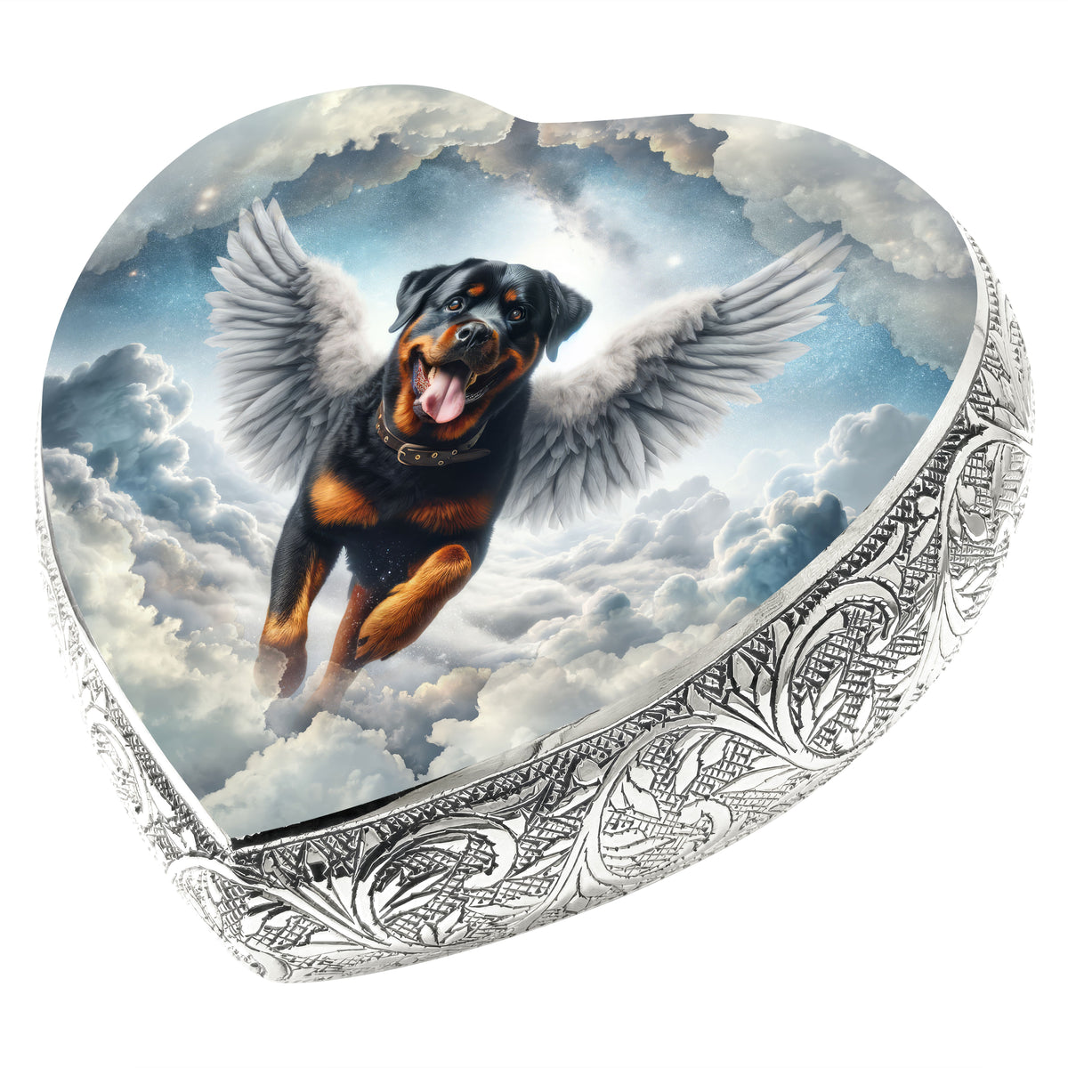 Eternal Elegance Dog Urns Rottweiler - Lunar Luster Dog Urn