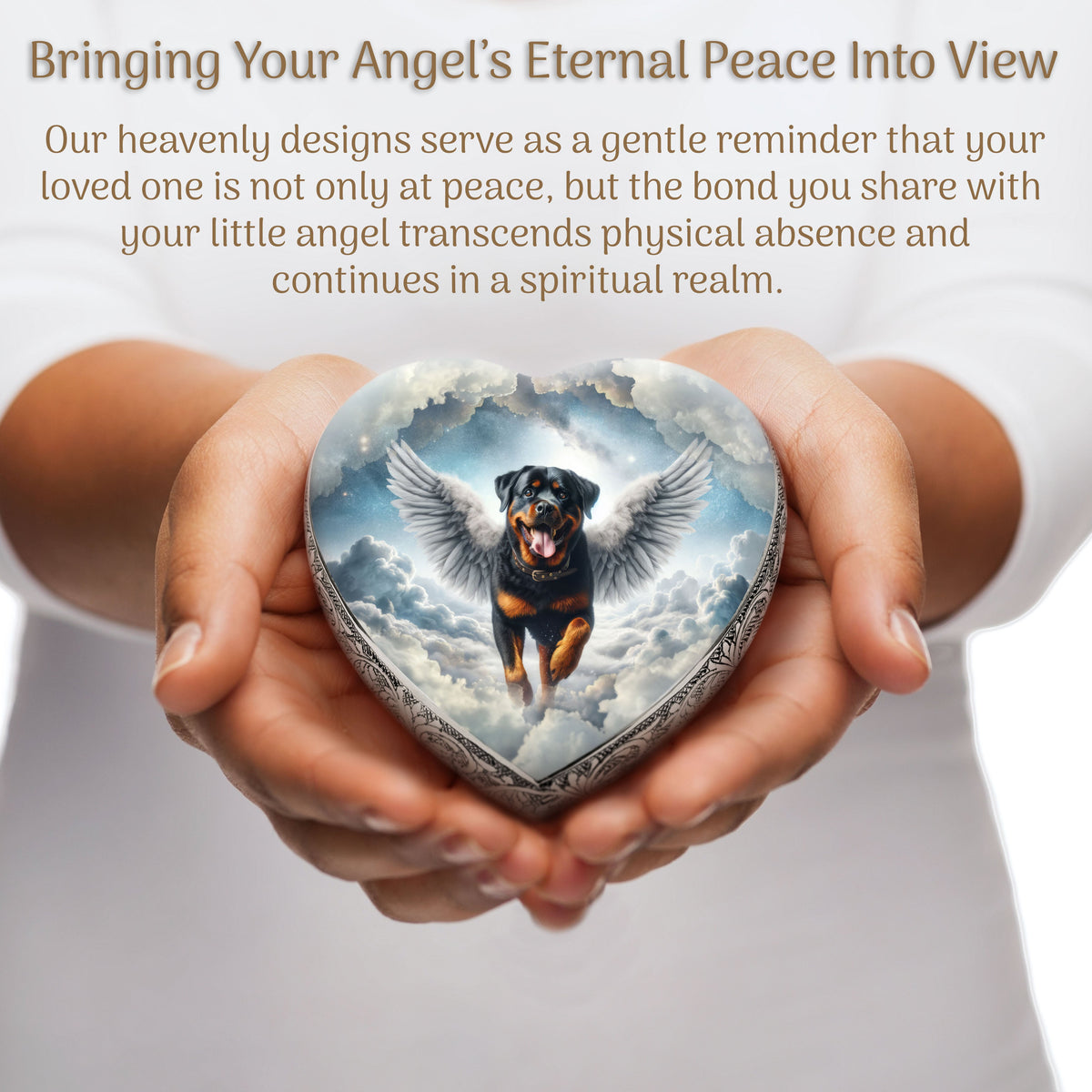 Eternal Elegance Dog Urns Rottweiler - Lunar Luster Dog Urn