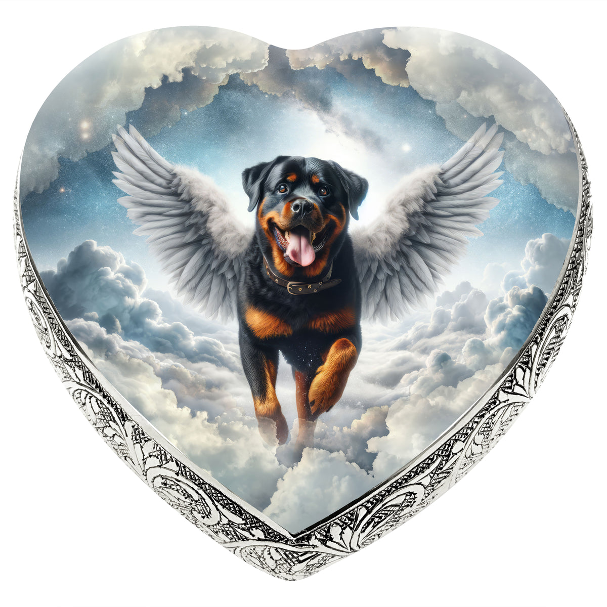 Eternal Elegance Dog Urns Rottweiler - Lunar Luster Dog Urn
