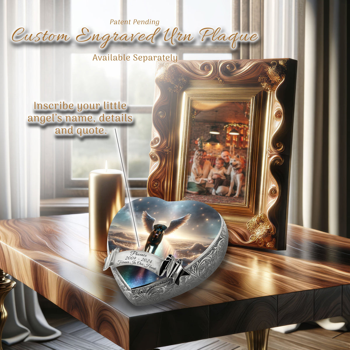 Eternal Elegance Dog Urns Rottweiler - Rainbow Arc Dog Urn