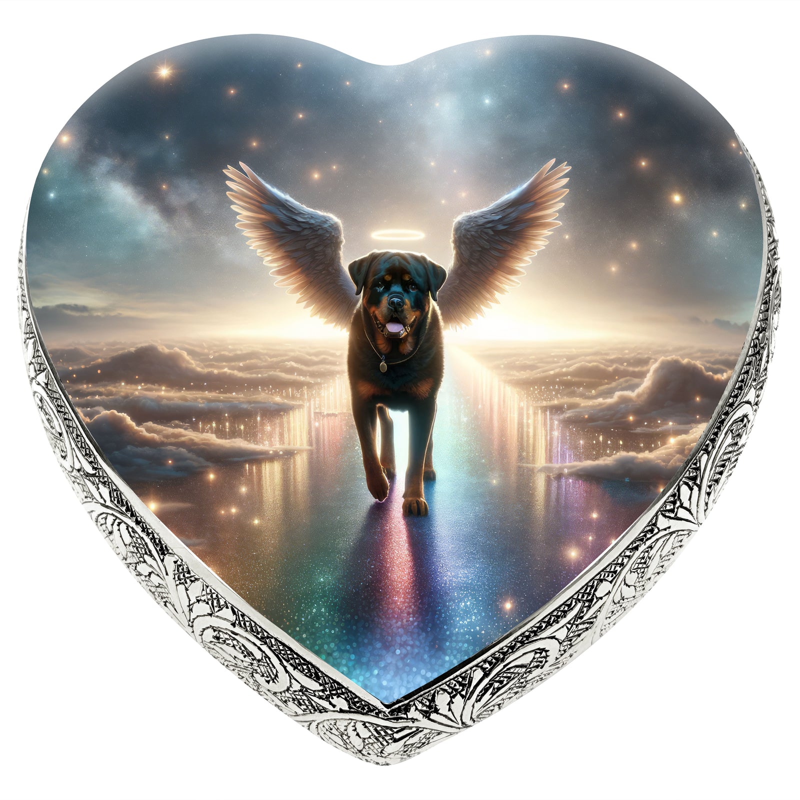 Eternal Elegance Dog Urns Rottweiler - Rainbow Arc Dog Urn
