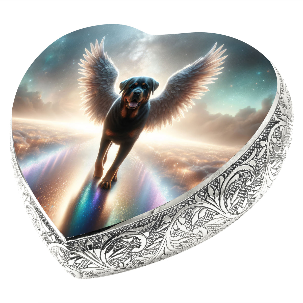 Eternal Elegance Dog Urns Rottweiler - Rainbow Bridge Dog Urn