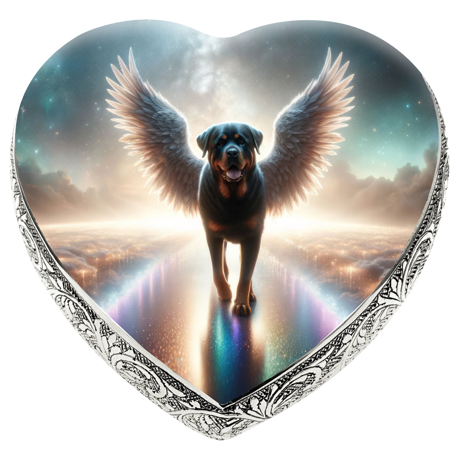 Eternal Elegance Dog Urns Rottweiler - Rainbow Bridge Dog Urn