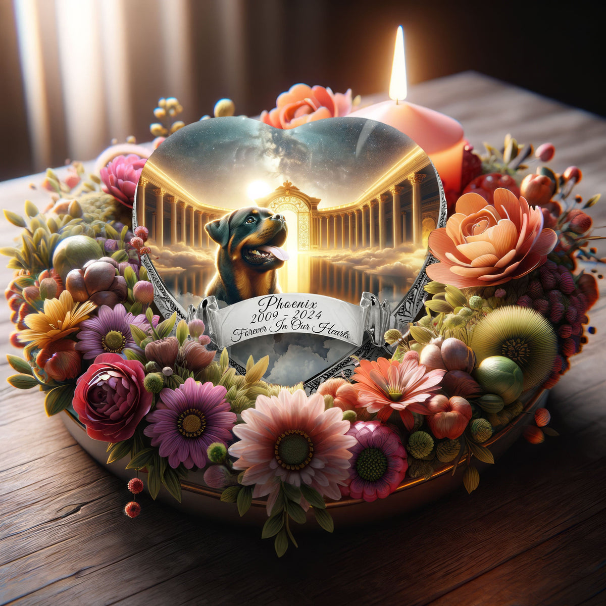 Eternal Elegance Dog Urns Rottweiler - Stellar Symphony Dog Urn