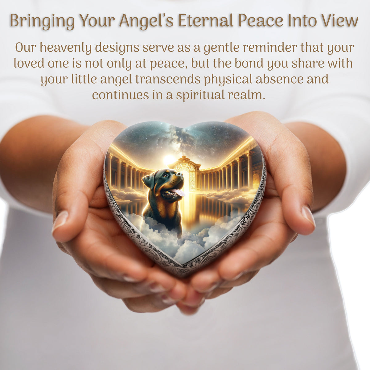 Eternal Elegance Dog Urns Rottweiler - Stellar Symphony Dog Urn