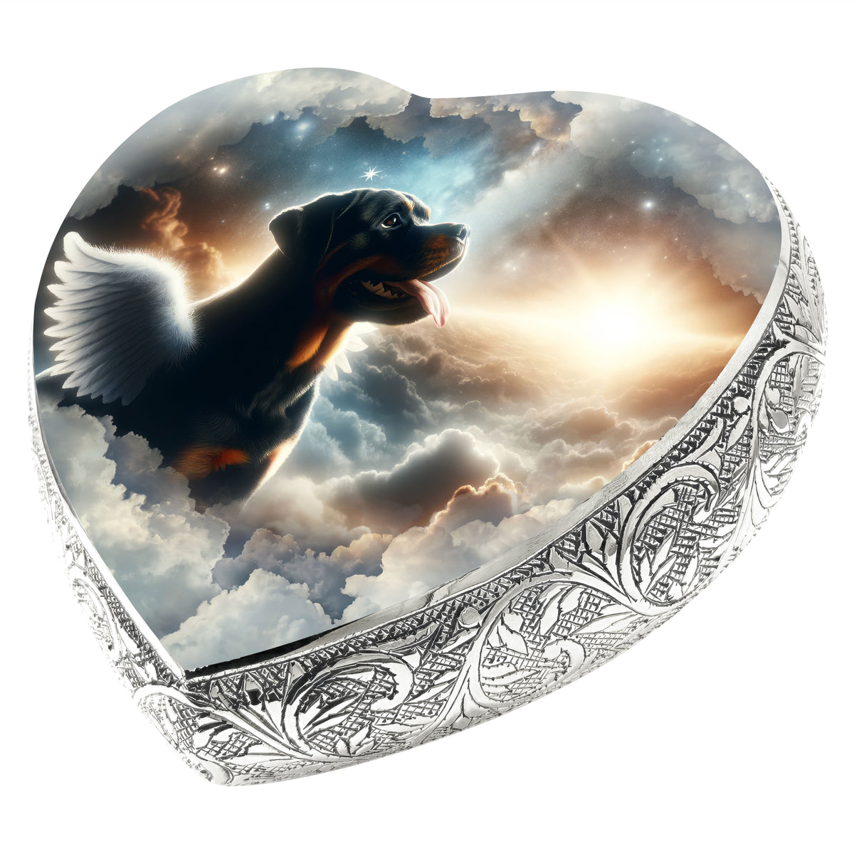 Eternal Elegance Dog Urns Rottweiler - Supernova Swirl Dog Urn