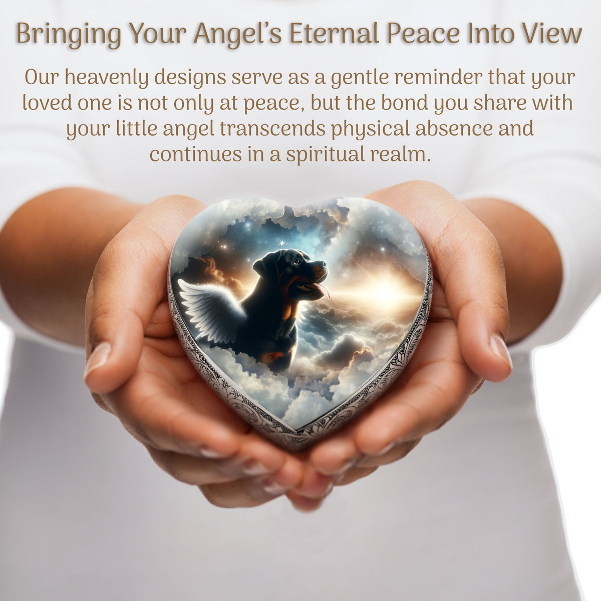 Eternal Elegance Dog Urns Rottweiler - Supernova Swirl Dog Urn