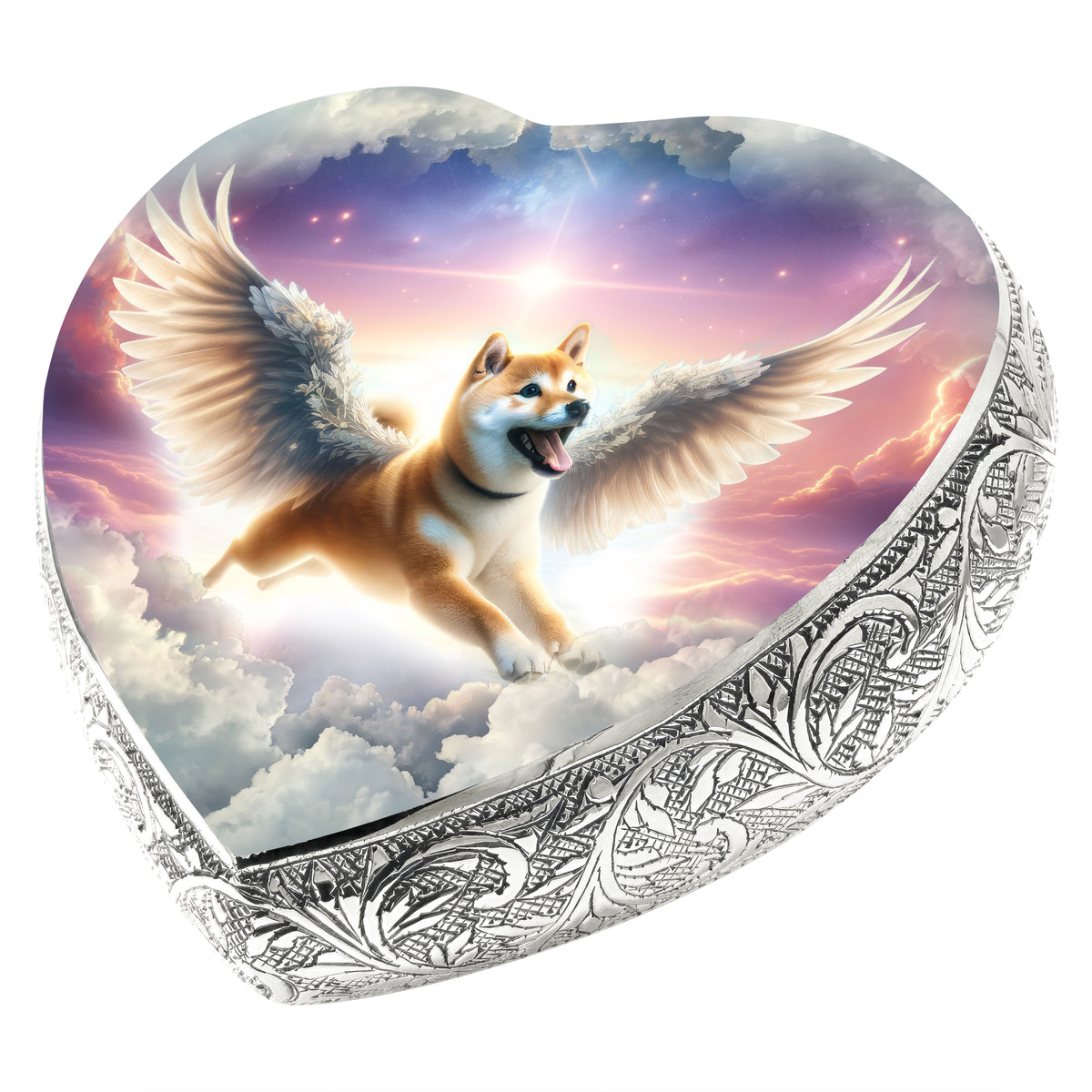 Eternal Elegance Dog Urns Shiba Inu - Paradise Beam Dog Urn