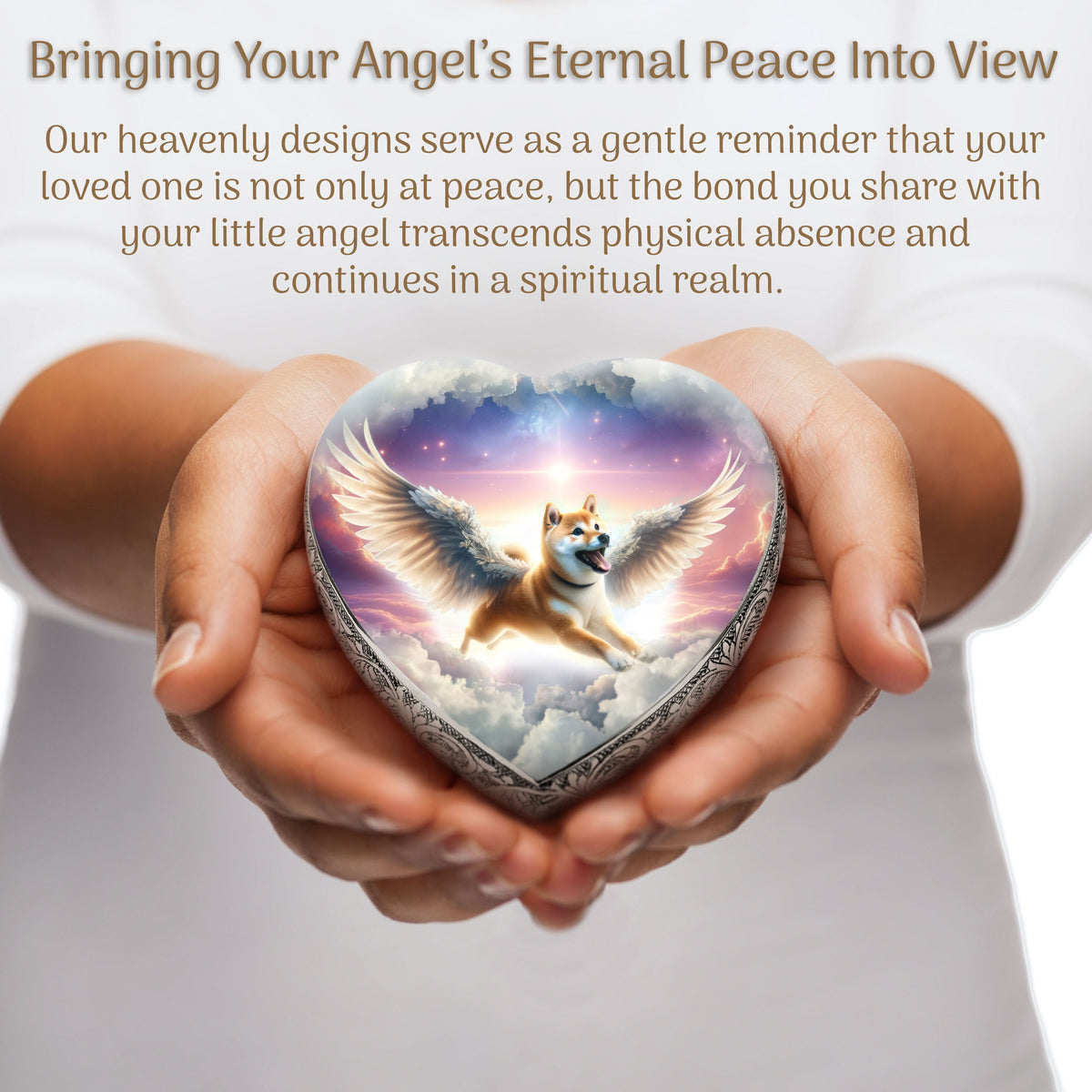 Eternal Elegance Dog Urns Shiba Inu - Paradise Beam Dog Urn