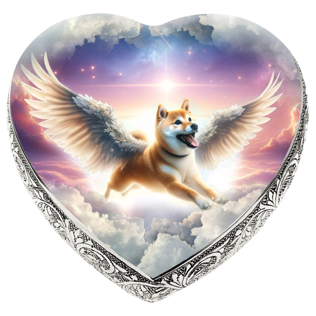 Eternal Elegance Dog Urns Shiba Inu - Paradise Beam Dog Urn