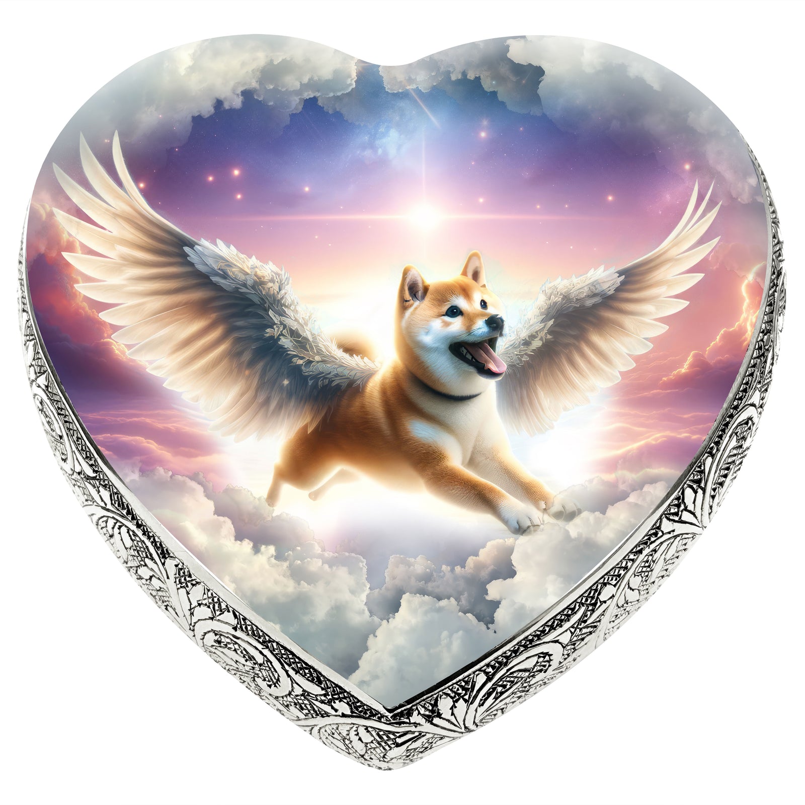 Eternal Elegance Dog Urns Shiba Inu - Paradise Beam Dog Urn