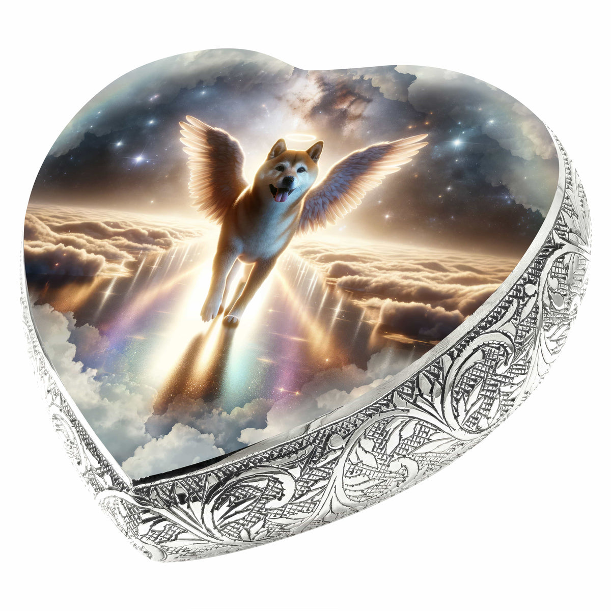 Eternal Elegance Dog Urns Shiba Inu - Rainbow Bridge Dog Urn