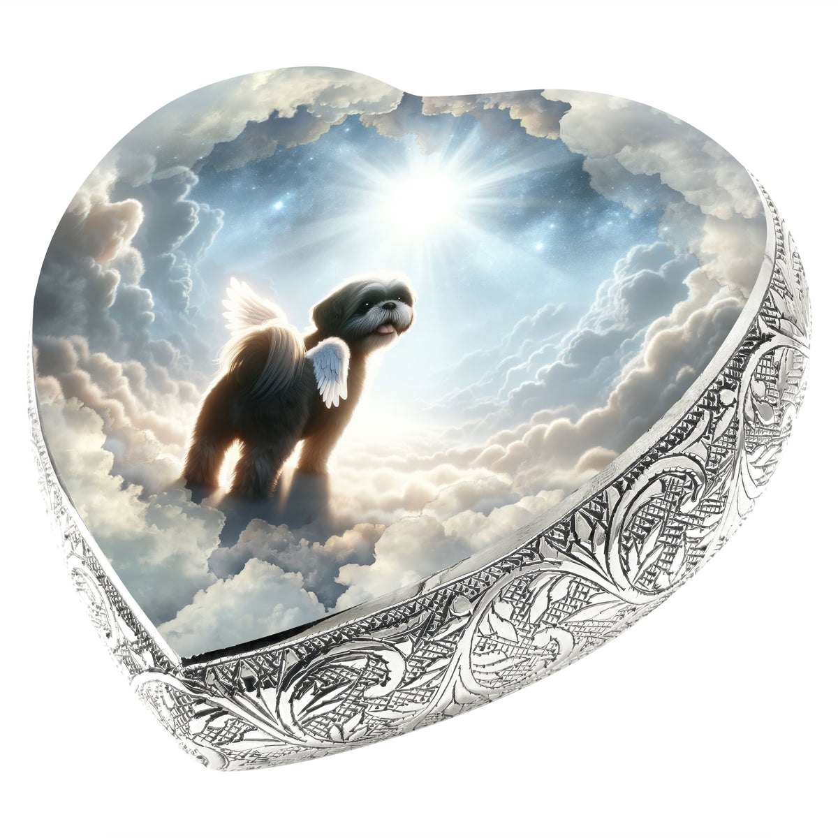 Eternal Elegance Dog Urns Shih Tzu - Astral Mist Dog Urn