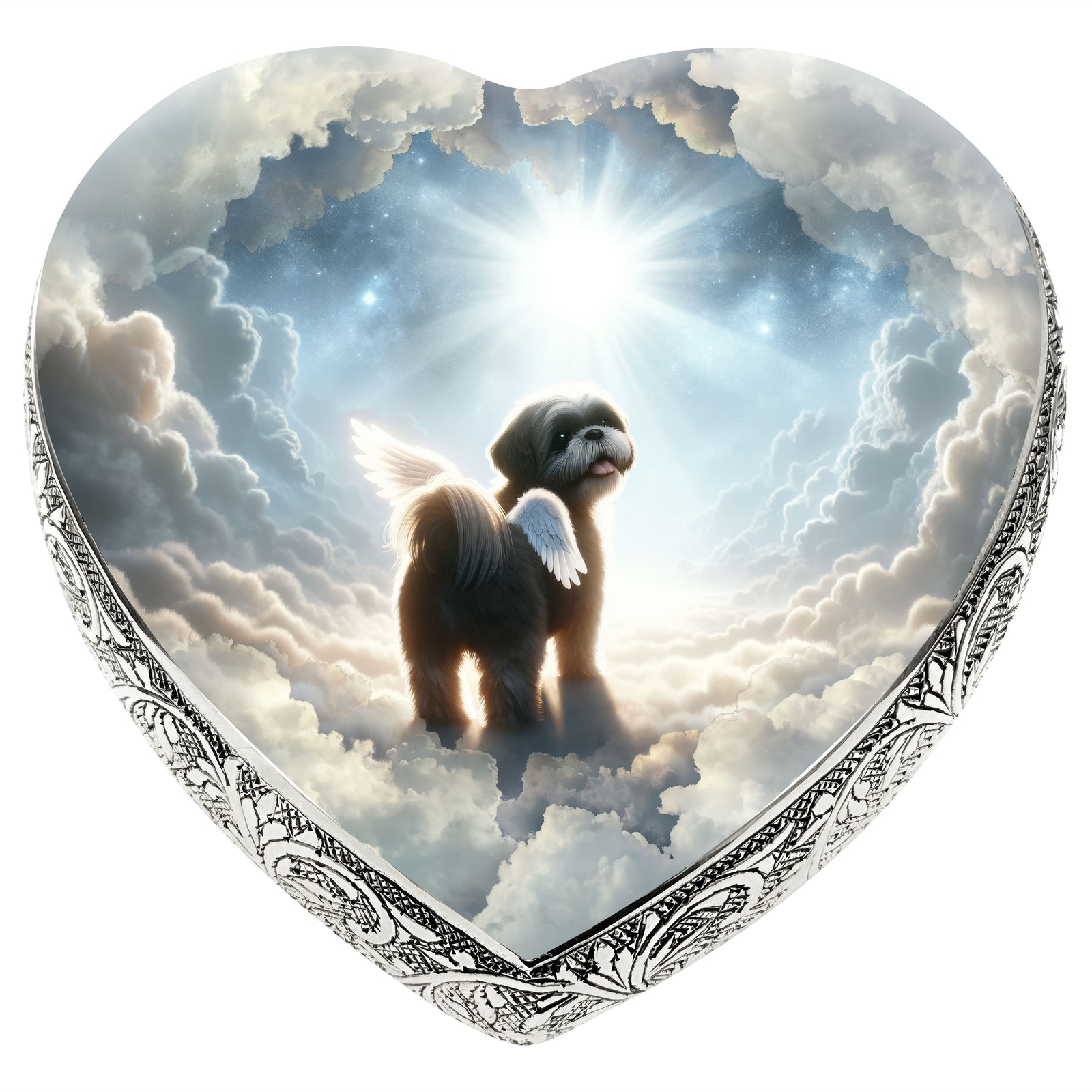 Eternal Elegance Dog Urns Shih Tzu - Astral Mist Dog Urn