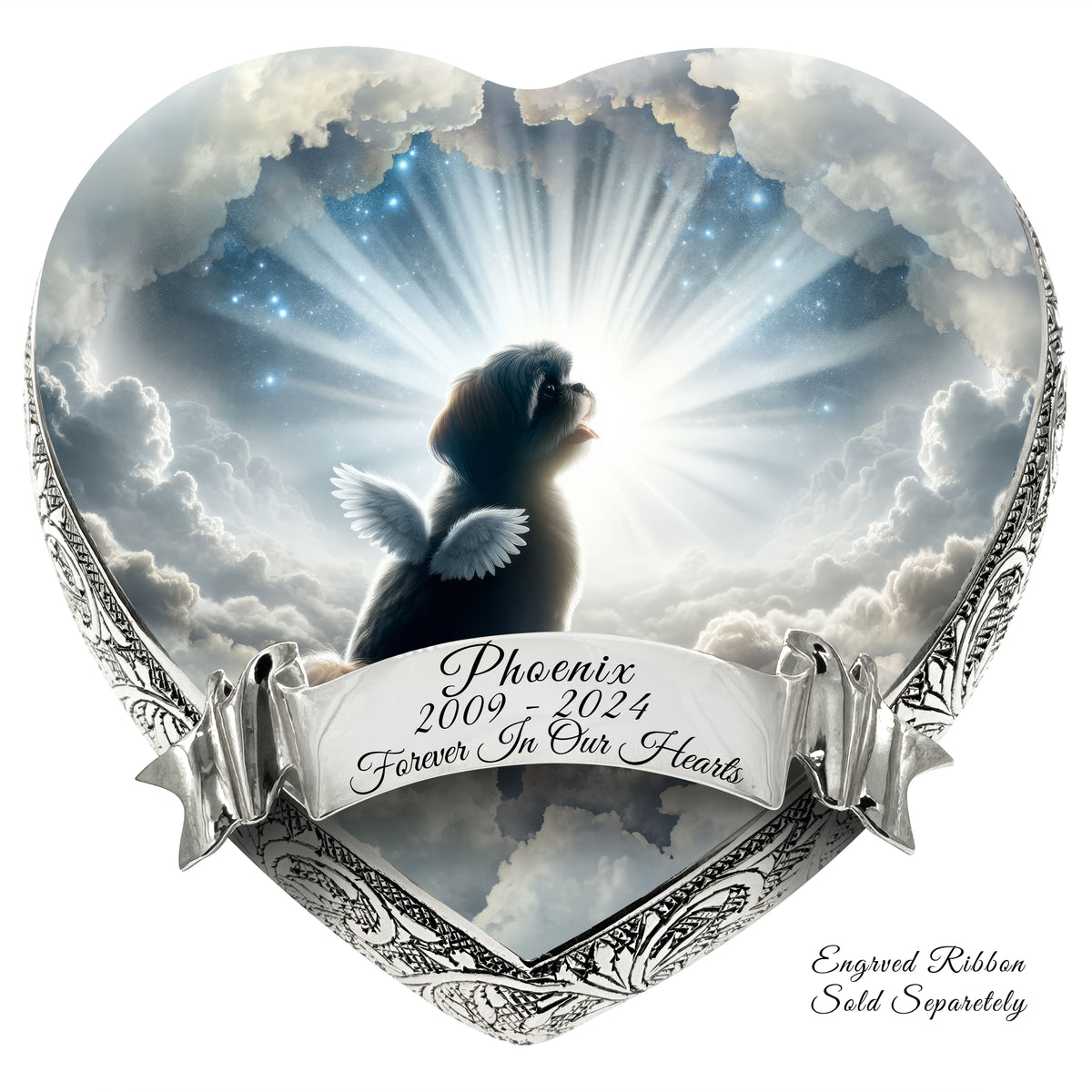 Eternal Elegance Dog Urns Shih Tzu - Divine Aura Dog Urn