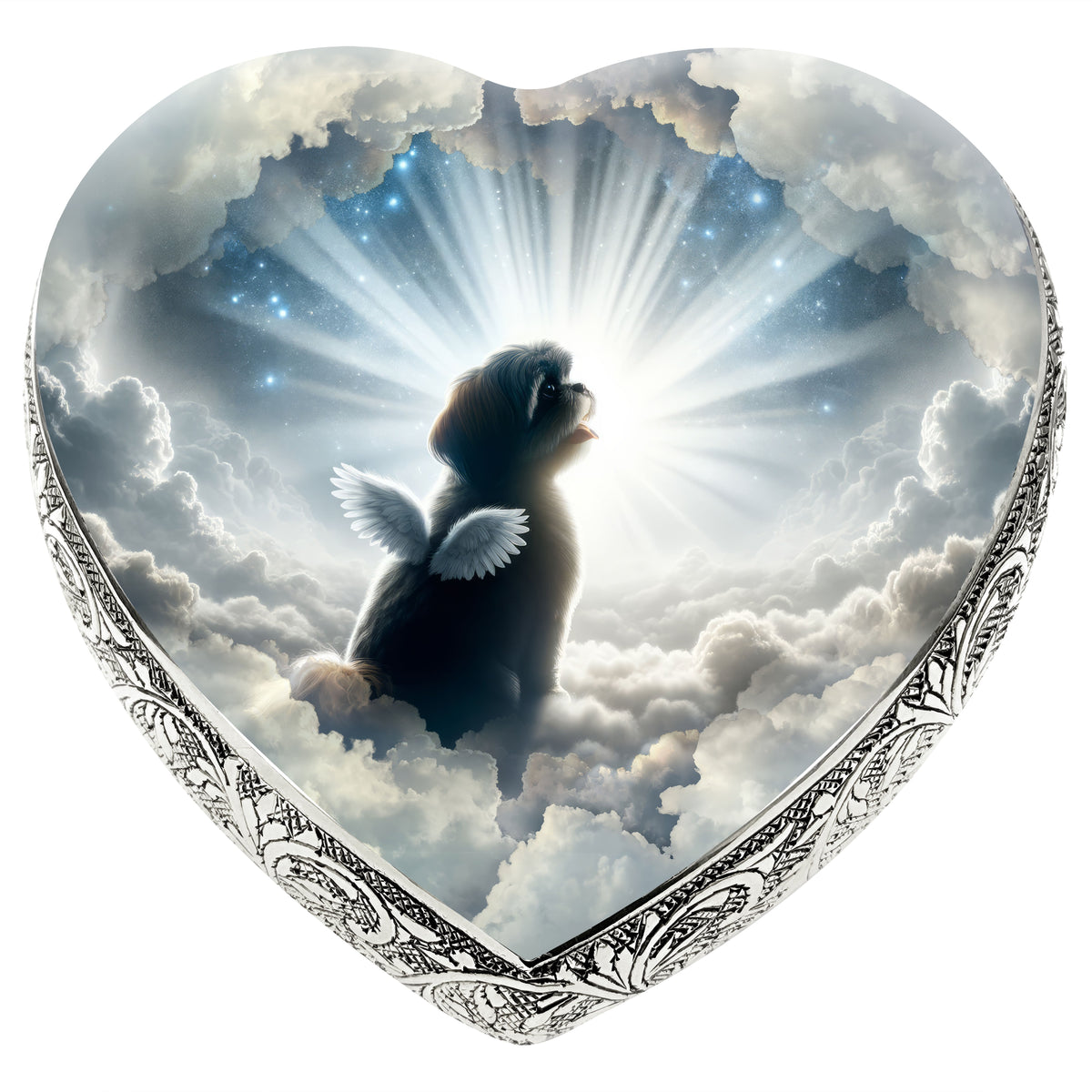 Eternal Elegance Dog Urns Shih Tzu - Divine Aura Dog Urn