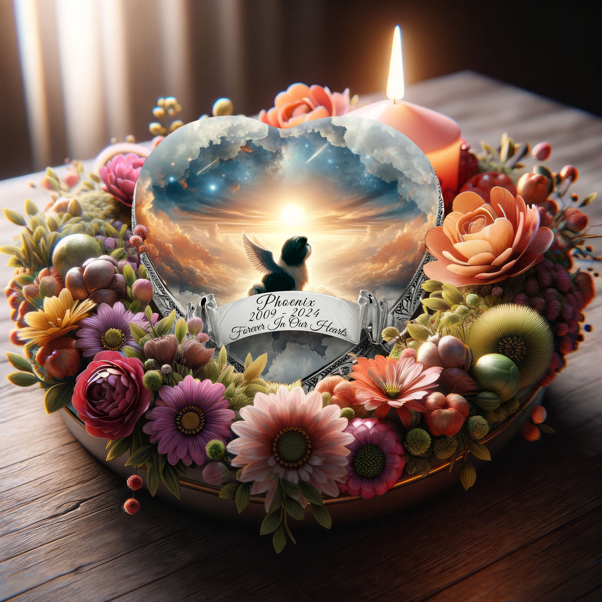 Eternal Elegance Dog Urns Shih Tzu - Elysian Twilight Dog Urn