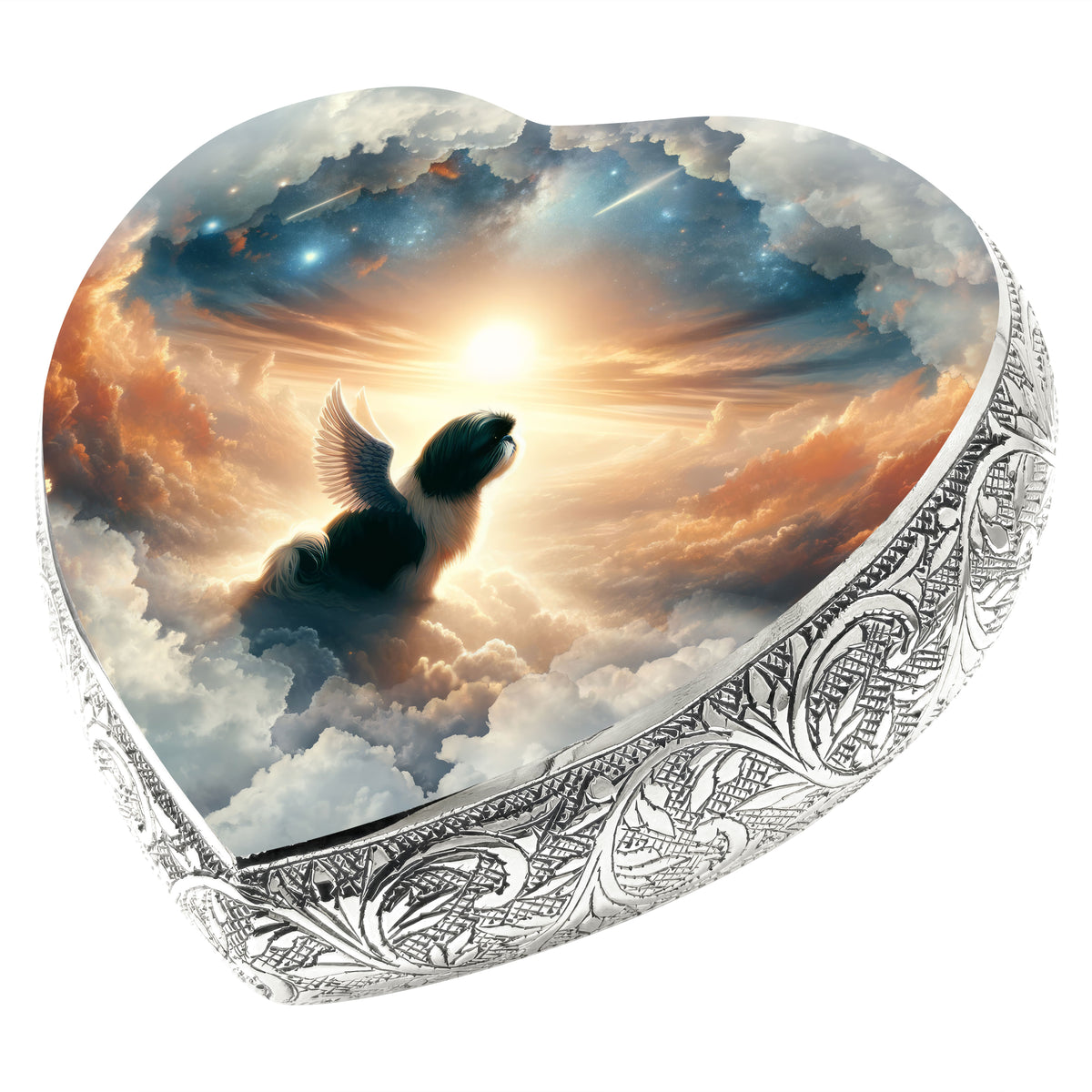 Eternal Elegance Dog Urns Shih Tzu - Elysian Twilight Dog Urn