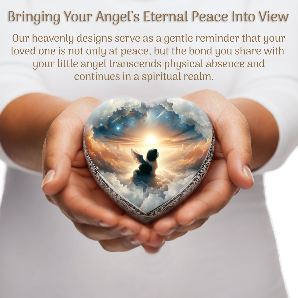 Eternal Elegance Dog Urns Shih Tzu - Elysian Twilight Dog Urn