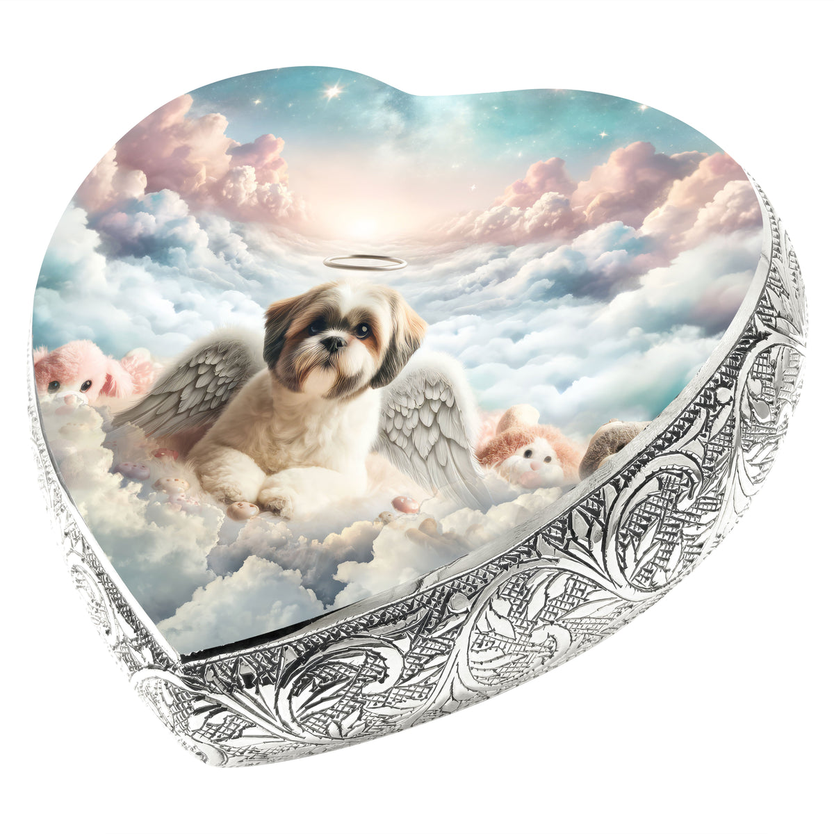 Eternal Elegance Dog Urns Shih Tzu - Galaxy Glitter Dog Urn