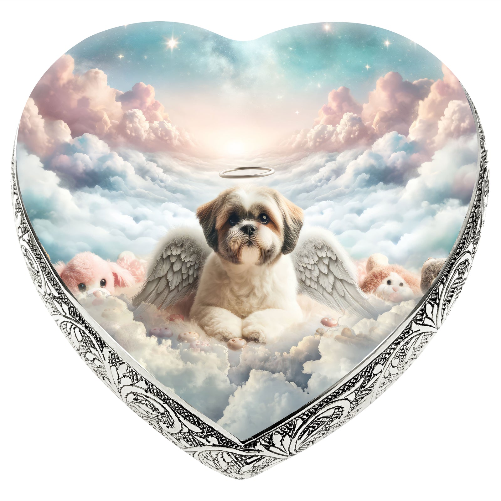 Eternal Elegance Dog Urns Shih Tzu - Galaxy Glitter Dog Urn