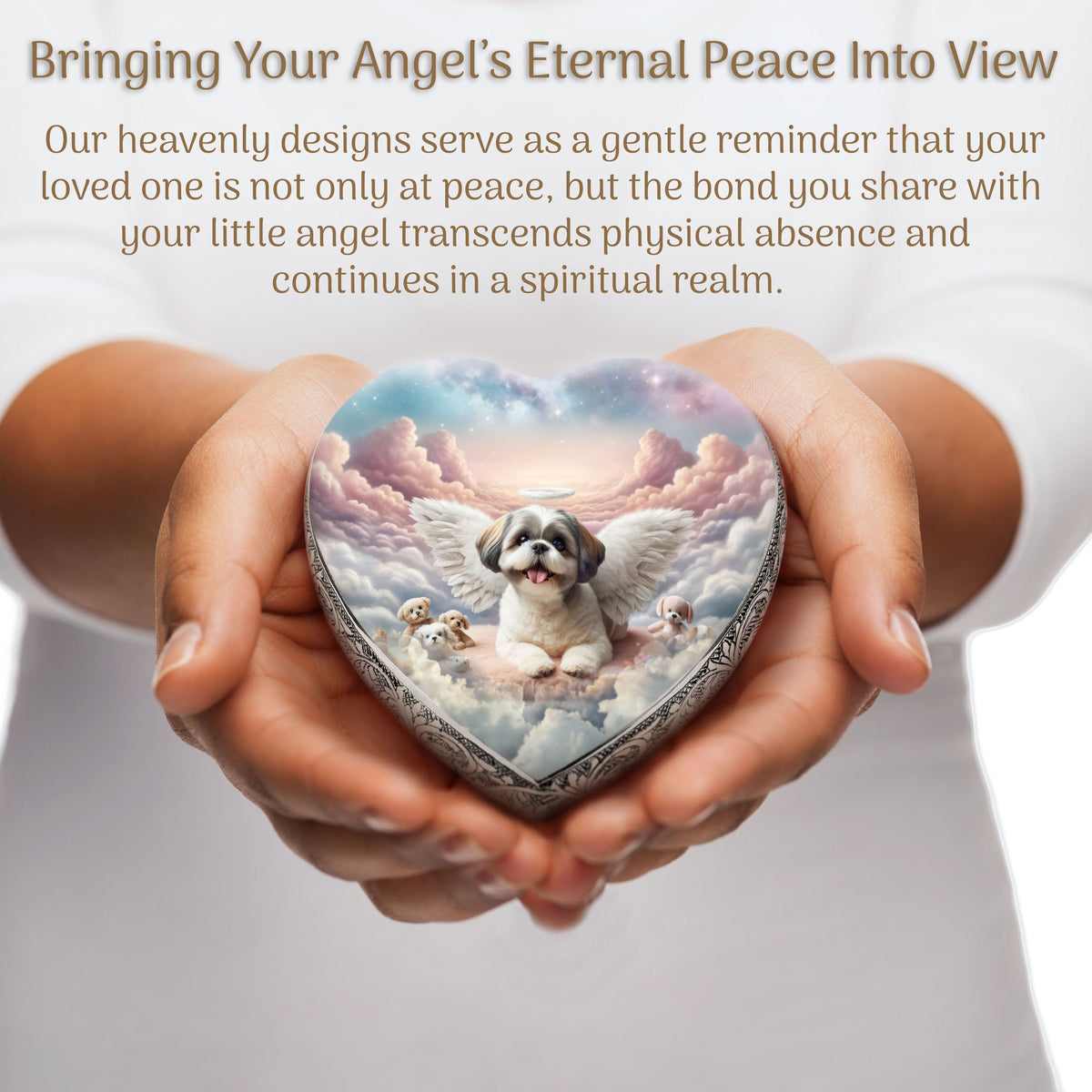 Eternal Elegance Dog Urns Shih Tzu - Paradise Beam Dog Urn