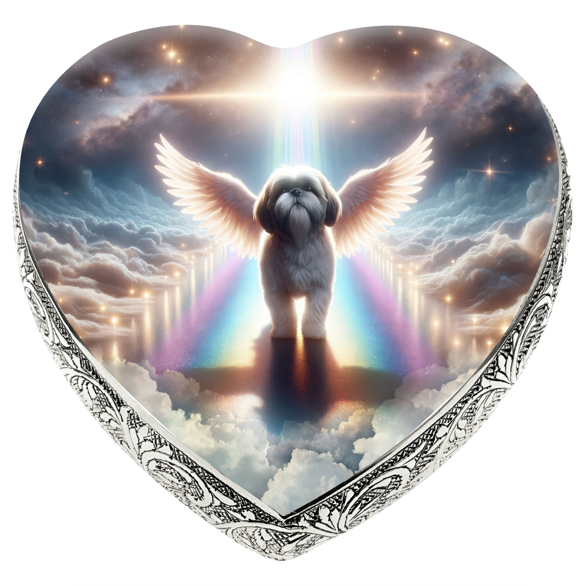 Eternal Elegance Dog Urns Shih Tzu - Rainbow Bridge Dog Urn