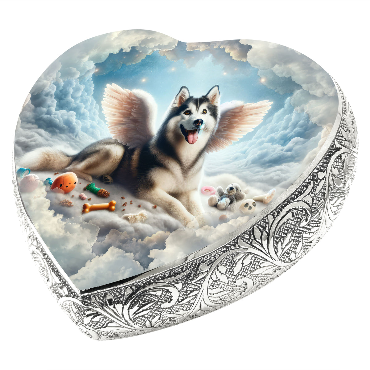 Eternal Elegance Dog Urns Siberian Husky - Celestial Dreamscape Dog Urn