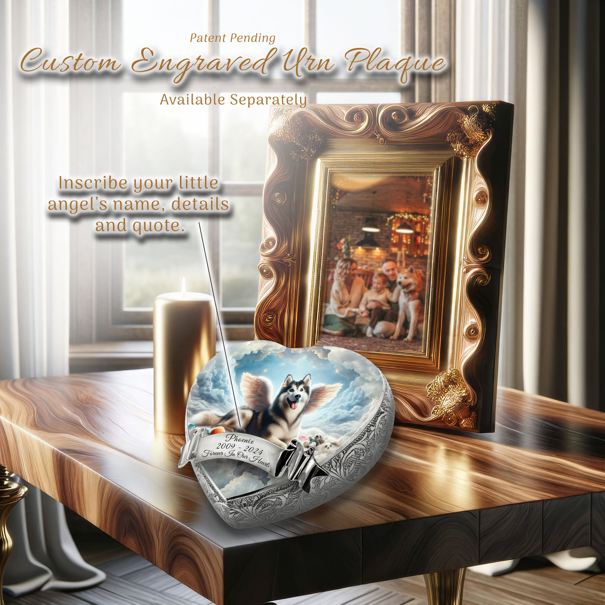 Eternal Elegance Dog Urns Siberian Husky - Celestial Dreamscape Dog Urn