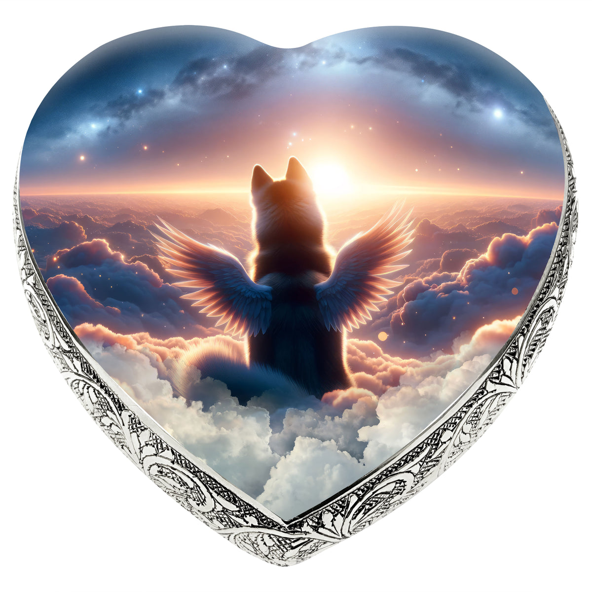 Eternal Elegance Dog Urns Siberian Husky - Seraphic Horizon Dog Urn
