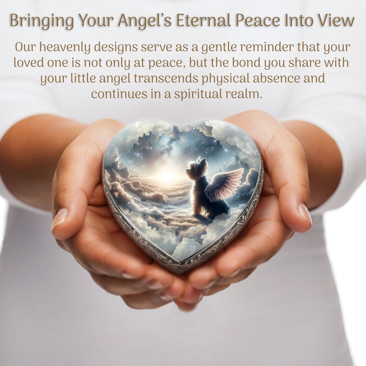 Eternal Elegance Dog Urns Yorkshire Terrier - Celestial Grandeur Dog Urn