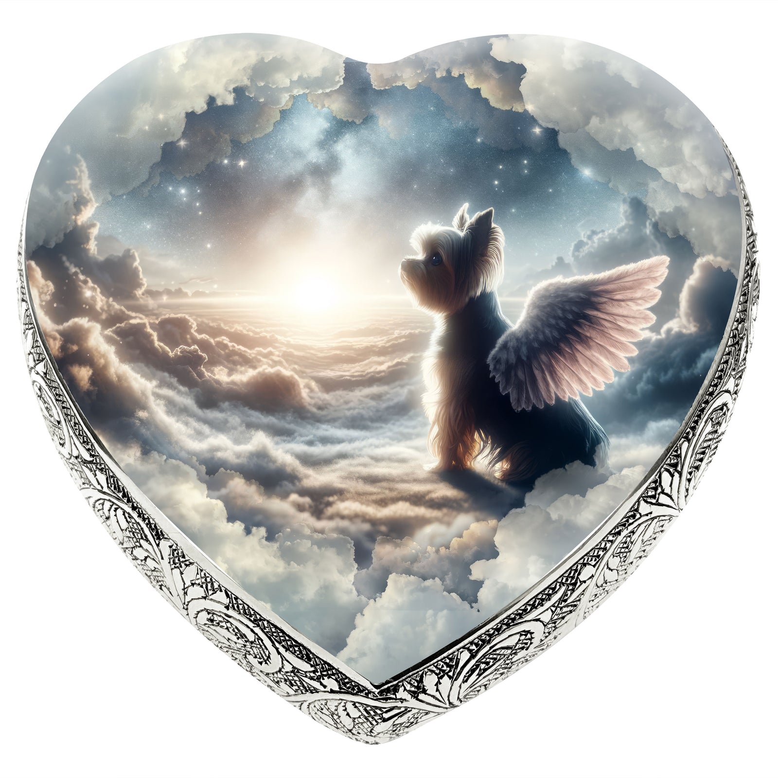 Eternal Elegance Dog Urns Yorkshire Terrier - Celestial Grandeur Dog Urn